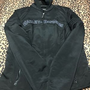 Ladies Harley Davidson Riding Jacket zip out vest.